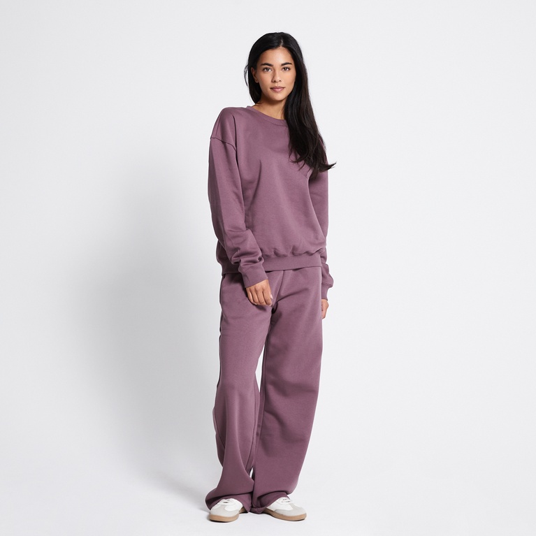 Sweatshirt "New Crew" Heather Purple